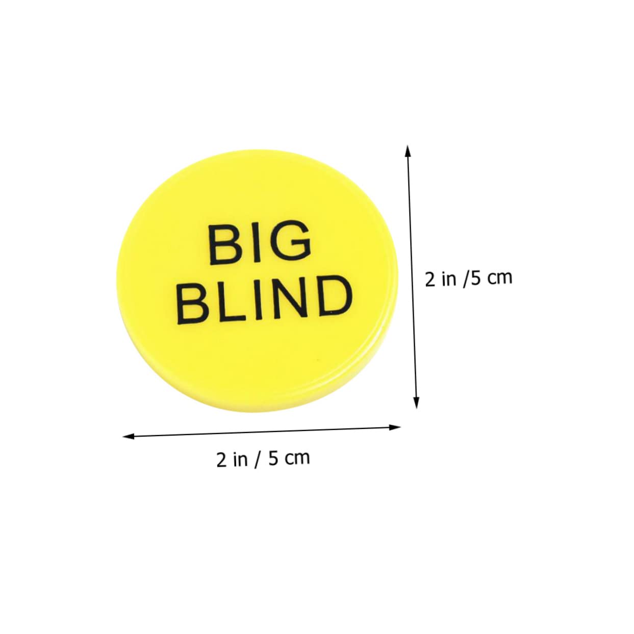 KICHOUSE 3Pcs Bingo Chips Game Tokens for Bingo and Poker Lightweight Counting Chips Bright Colors for Games and Classroom Activities