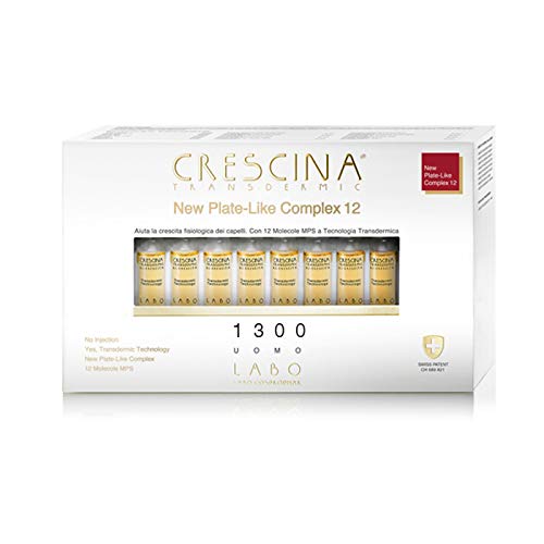 Chute de cheveux homme solution Crescina 1300 ampoules anti-calvitie