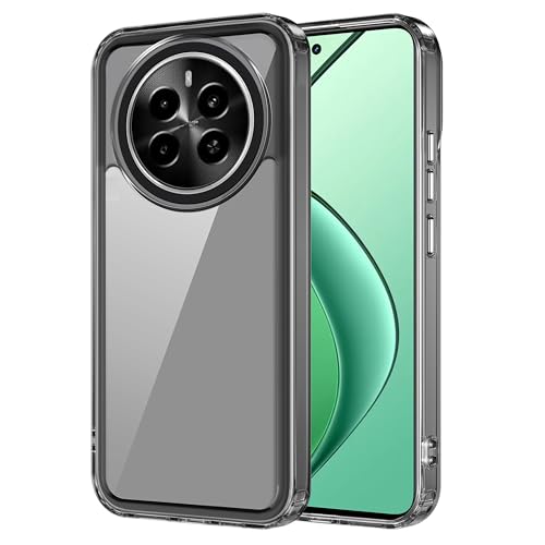 AmazonBasics Back Case Cover for Realme Narzo 70 5G (Polycarbonate, Thermoplastic Polyurethane_Translucent Black)