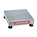 Ohaus Defender 304 Stainless Steel NTEP Certified Square Bench Scale Base, 50kg x 5g