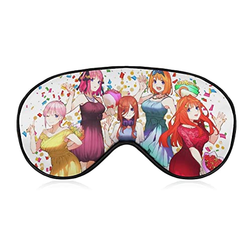 五等分の花嫁 アイマスク 睡眠用 かわいい 長さが調整できる 付け心地良い 夏用 安眠 遮光 繰り返し使用可能 睡眠グッズ 洗濯可能 軽量 圧迫感なし 昼寝眼精疲労 疲労回復 男女兼用 出張 旅行