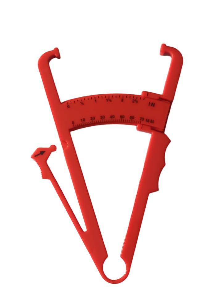 Galaxy Personal Body Fat Analyzer And Skin Fat Caliper(Red)-image-16