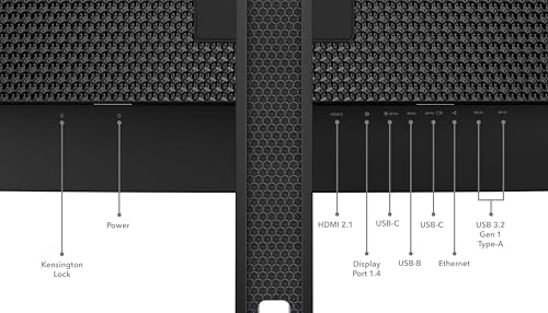 Lenovo Y34wz-30(A233403Y0) - Écran Gaming 34" UWQHD (VA, 165Hz, 1 ms MPRT, HDMI+DP, USB, Câble DP, FreeSync Premium) Réglage en Inclinaison/Hauteur/Rotation/Pivot - Noir