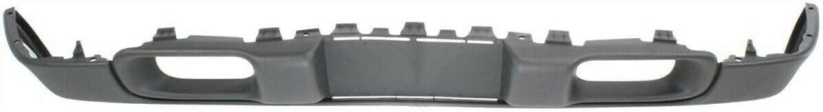 Air Dam Deflector Valance Front for Chevy for S10 1998-2004 Crew Cab Extended Plastic Textured with Fog Light Holes Without Tow Hook Bumper Cut-Outs GM1092164 15677162