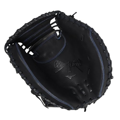 MIZUNO 軟式用WILLDRIVE BLUE(ウィルドライブブルー) 捕手用:B-D型 ブラック . 5枚目