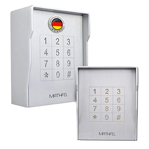 MATHFEL Smart Lock Elektronisches Türschloss für Haustür - Wetterfestes...