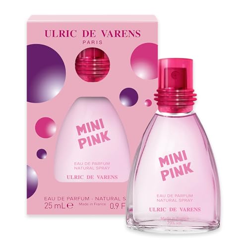 ULRIC DE VARENS - Eau de Parfum Mini Pink - Oriental and Gourmet - Women's Perfume - Spray - Made in France - 25 ml