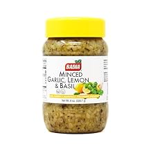 Badia Minced Garlic, Lemon & Basil 8 oz Zesty Garlic, Herb & Citrus Blend