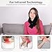 Heated Neck Wrap with 5000 mAh Power Bank, Cordless Heating Pad with Adjustable 3 Heat Settings, Soft Neck Warmer for Pain Relief, Muscle Relaxation, Portable Heated Neck Scarf
