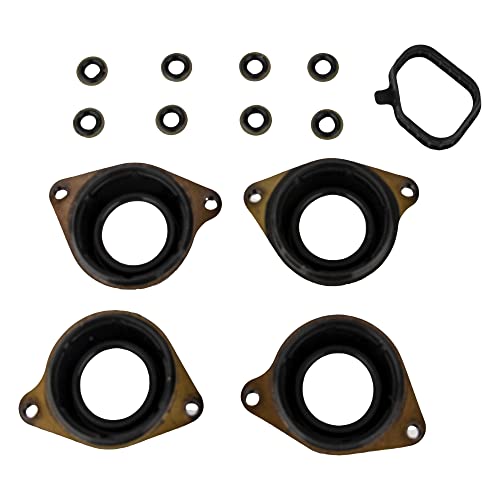 Engine Valve Cover Gasket Set For Honda Accord 2.4L K24, Ex, Ex-L, Lx, Lx-S, Coupe, Sedan, Sport Sedan, 2-Door, 4-Door, 2013, 2014, 2015, 2016, 2017, Replace 12030-5A2-A01 #TOP3