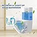 KIISIISO Automatic Toilet Bowl Cleaner Tablets，Bathroom Toilet Tank Cleaner，Blue Clean Bubbles,Strong Detergent Ability,Long-lasting 300 brushes,Mild Fresh Pine Scent(30 Pack)
