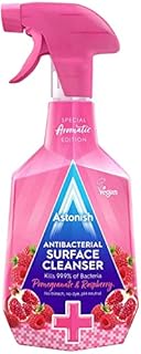 Astonish Special Aromatic Edition Multi-Purpose Anti-Bacterial Surface Cleanser Spray, Pomegranate and Raspberry Scent, 750ml, Pink