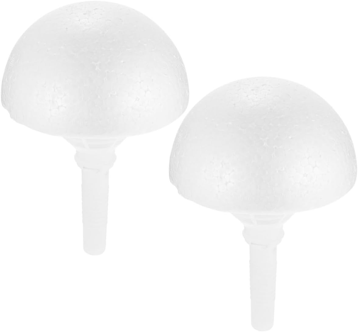 NUOBESTY Bridal Bouquet Holders with Foam Handles 2 Sets Lightweight Flower Bouquet Holder for Wedding Ceremony Anniversary Floral Arrangement DIY