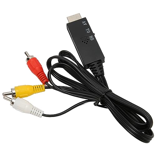 Kabel AV na HDMI, 3 na HDMI Kabel Konwertera Dźwięku Wideo na na N64, STB, VHS, Magnetowid, Odtwarzacze DVD, 3,3 Stopy