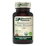 Standard Process Organically Bound Minerals - Whole Food Nervous System Supplements, Iodine Supplement and Thyroid Support with Alfalfa and Kelp - 180 Tablets