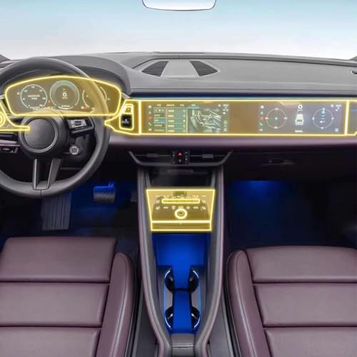 Protector de pantalla para Macan EV 2024 2025 y adhesivo TPU interior