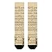 FekiLoot Music Notes on Old Paper Compression Socks Cozy Soft Support Socks Fashion Breathable Knee High Tube Socks for Adult