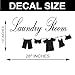 WallDecalQuote Laundry Room Vinyl Wall Decal Wall Wording Laundry Room Door Decal J303