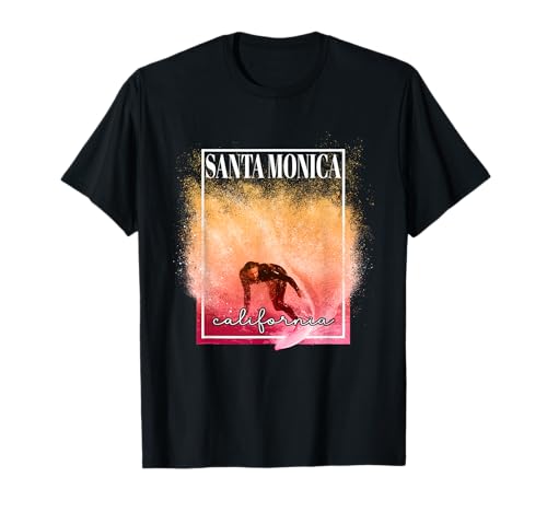 Santa Monica California Surfing Adventure T-Shirt