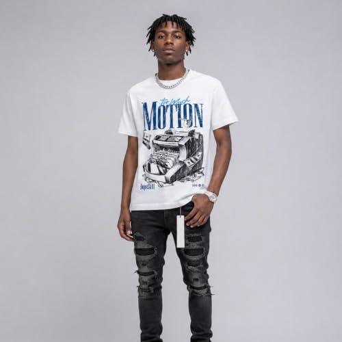 Image of DopeSkill Graphic Tee Streetwear Hip Hop Hypebeast Unisex T-Shirt Sneaker Colour Matching Shirts Rapper Mouth