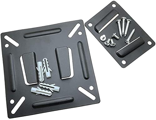 Finxroll 14-24 Inch Tv Wall Mount Bracket For Most Plasma Flat Flat Panel Tv Led Lcd Tv Screen Monitor, Black #TOP2