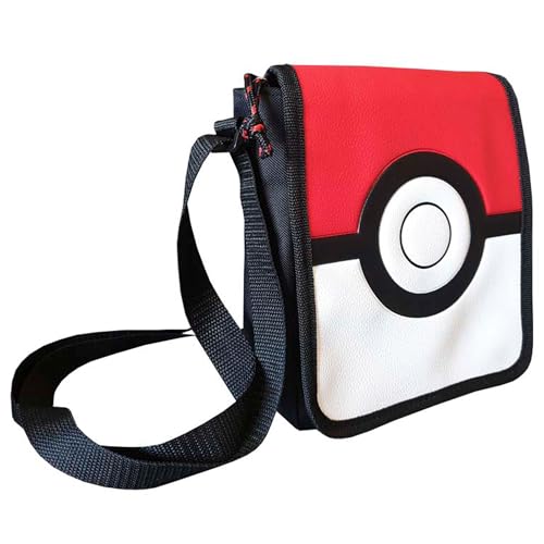 CYP BRANDS Unisex-Kinder Bandolera Pokémon BD-281-PK Umhängetasche, Blanco/Rojo