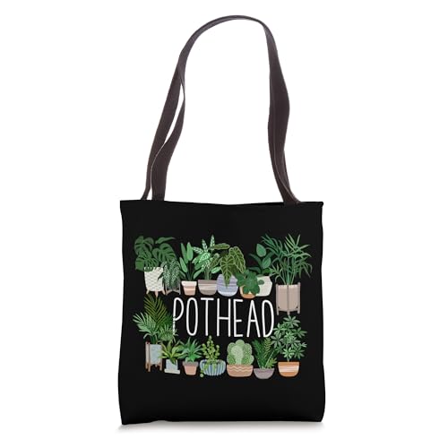 Plant Lover Gardening Pun Pot Head Tote Bag