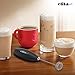 ULTRA HIGH SPEED MOTOR 19,000 RPM !, Milk Frother, With DOUBLE WHISK and STAND For quick preparation of Coffee foam, Cappuccino And Hot Chocolate (Black)