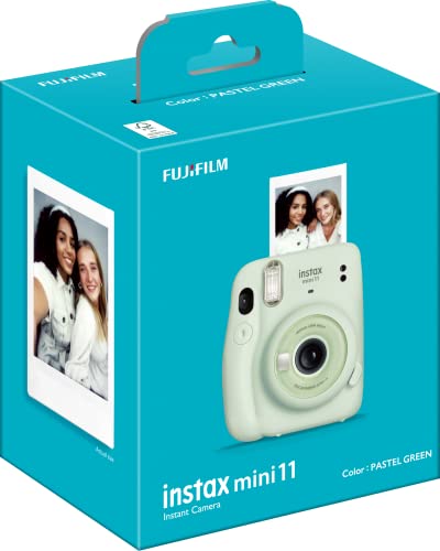 Câmera Fujifilm Instax Mini11 + Filme Instax 60 poses, Fujifilm, Verde