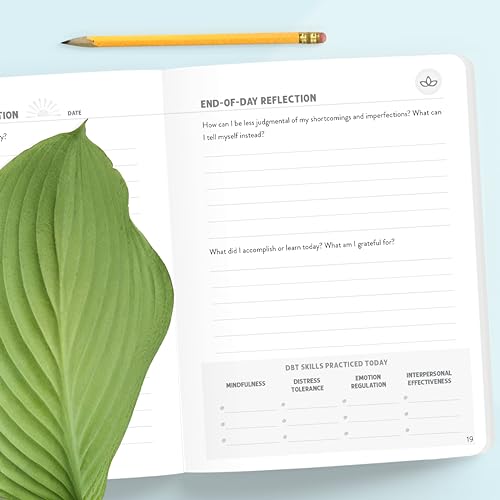 Image of The DBT Skills Daily Journal: 10 Minutes a Day to Soothe Your Emotions with Dialectical Behavior Therapy (New Harbinger Journals for Change)