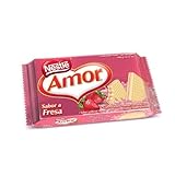 Amor- Nestl-e - Galletas Wafer Rellenas con Deliciosa Crema Sabor a Fresa- Ideal para Cualquiier Momento del Día - 3 Unidades de 100 Gramos - 300 Gramos Total -