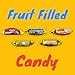 Vienna Fruit Filled Hard Candy-1.5 lbs Delicious and Flavorful Gourmet Peach, Orange, Strawberry, Pineapple, and Lemon Fruit Fillrd Hard Candies-Individually Wrapped for Freshness -Assorted Hard Candy With A Soft Chewy Center Delight(24 oz)