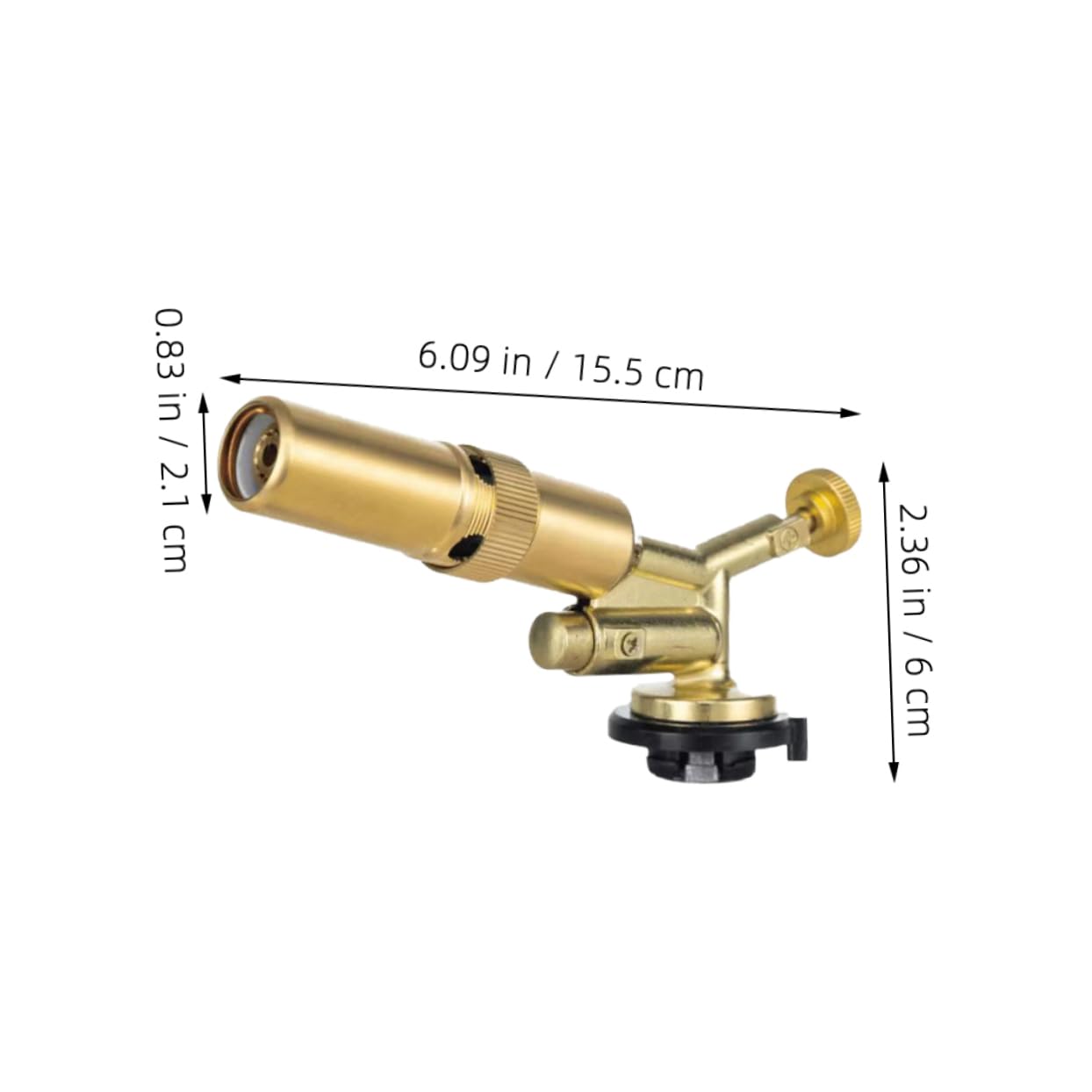 KICHOUSE Cooking Torch Head for Grill Manual Ignition Torch Propane Camping Supply
