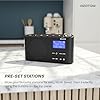 DAB/DAB+ & FM Portable Digital Radio | Bluetooth | Rechargeable Battery | Dual Alarms & Sleep Timer | Perfect for Home, Office or Outdoors | AZATOM Solo B1 (Black) #4