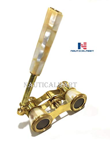 Binoculares Nautical Mart 3x con Madreperla miniatura 3