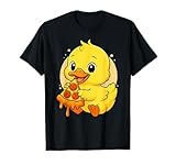 Duck Eating Pizza Graphic Design