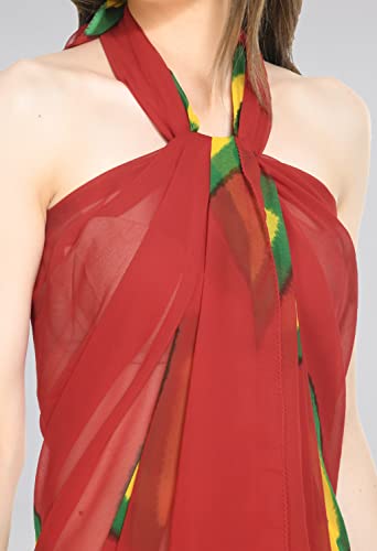 Image of MIRCHI FASHION Western Summer Beachwear Swimsuit Coverup Sarong for Women