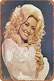 Dolly Parton Young Album 2021 Poster 12' X 8' Vintage Metal Tin Sign Home Decor Garage Man Cave Wall...