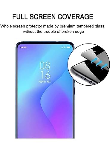Image of Tempered Glass for GLX ULTIMATE 3D Curved Tempered Glass Screen Protector Border-Less Full Edge to Edge [9H Hardness] [Crystal Clear] [Scratch Resistant]