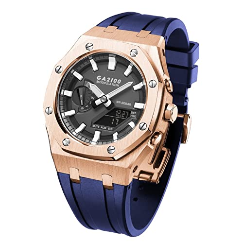 Boîtier de montre en métal GA-B2100 SAAWEE kit MOD acier 316