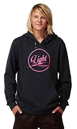 Light Team Surf - Sudadera para Hombre, Hombre, LSDMHS0118, Negro y marrón, Small