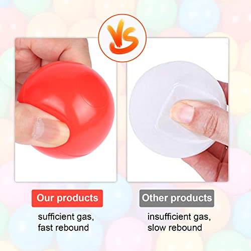 Trendbox 100 Ball Pit Balls Colorful Ocean Ball For Babies Kids Children Soft Balls For Birthday Parties Events Playground Games Pool - 2.2 Inches #TOP3