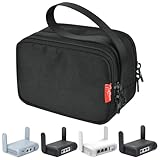 Travel Router Case for GL.iNet GL-MT3000/ GL-AXT1800/ GL-SFT1200/ GL-A1300/ TP-Link AX1500 Travel Routers, Portable WiFi Storage Holder,Waterproof Anti-Scratch Carrying Bag with Pocket For Accessories
