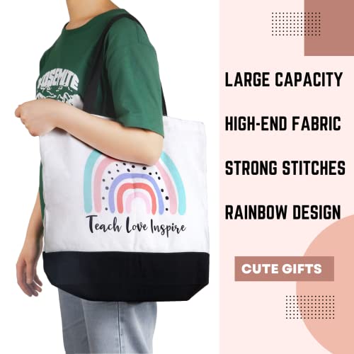 Image of ECOHIP 2 Pack Totes Bag Teacher Appreciation Gifts for Women Christmas
