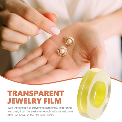 Sosoport 73616OJ5OH01V2A 1 Roll Pvc Protective Film Anti-Static Film Tape Cuttable Wrap Film Convenient Jewelry Film Professional Film Tape Household Jewelry Film Safe Wrap Film Protective Watch Film thumb #1