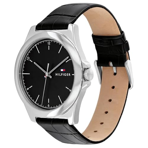 Image of Tommy Hilfiger Analog Black Dial Watch for Men TH1710550W