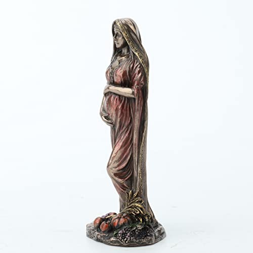 Figura de Diosa Madre en Resina con Acabado Bronce miniatura 3