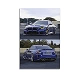 OKAHYS Klassisches deutsches M2 G87 Supercar-Renn-Poster, 