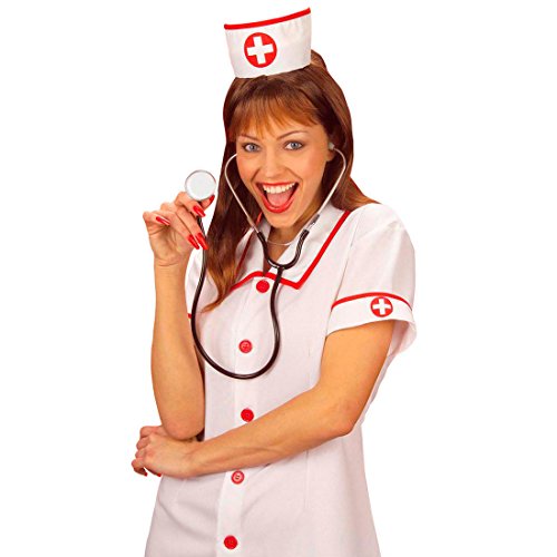 Preisvergleich Produktbild Amakando Spiel Stethoskop Arzt Abhörgerät Krankenschwester Kostüm Accessoire Doktor Untersuchungsgerät Arztkoffer Zubehör Fasching Spielzeug Karneval Kostüme