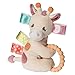 Taggies Soft Baby Rattle with Teether Ring and Sensory Tags, 6-Inches, Tilly Giraffe